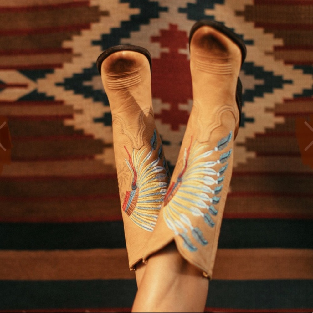 💥👢AMAZING Old Gringo Indian Chief boots